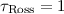 Mathematical equation: $\tau_{\rm Ross}=1$