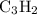 Mathematical equation: ${\rm C_3H_2}$