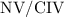 Mathematical equation: ${\rm NV/CIV}$