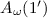 Mathematical equation: $A_\omega(1\arcmin)$