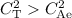 Mathematical equation: $C_{\rm T}^2> C_{\rm Ae}^2$