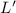 Mathematical equation: $L^\prime$