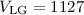 Mathematical equation: $V_{\rm LG}= 1127$