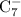 Mathematical equation: ${\rm C}_7^-$