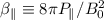 Mathematical equation: $\beta _{\parallel }\equiv 8\pi P_{\parallel }/B_{0}^{2} $
