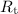 Mathematical equation: $R_{\rm{t}}$