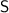 Mathematical equation: $\sf S$