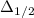 Mathematical equation: $\Delta_{1/2}$