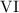 Mathematical equation: $ {\rm VI}$
