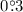 Mathematical equation: $ 0\fdg3$