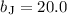 Mathematical equation: $b_\mathrm{J} = 20.0$