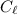 Mathematical equation: $C_\ell$
