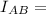 Mathematical equation: $I_{AB}=$