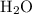 Mathematical equation: $\rm H_2O$