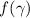 Mathematical equation: $f(\gamma)$