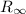 Mathematical equation: $R_\infty$