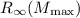 Mathematical equation: $R_\infty(M_{\rm max})$