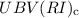 Mathematical equation: $UBV(RI)\rm _c$
