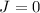 Mathematical equation: $J=0$