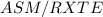 Mathematical equation: $ASM/RXTE$