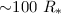 Mathematical equation: ${\sim}100~R_*$