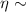 Mathematical equation: $\eta \sim$