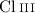 Mathematical equation: $\ion{Cl}{iii}$