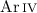 Mathematical equation: $\ion{Ar}{iv}$