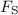 Mathematical equation: $F_\mathrm{S}$