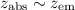 Mathematical equation: $z_{\rm abs} \sim z_{\rm em}$