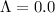 Mathematical equation: $\Lambda=0.0$