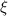 Mathematical equation: $\xi\,$