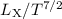 Mathematical equation: $L_{\rm X}/T^{7/2}$