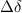 Mathematical equation: $\Delta\delta$
