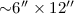 Mathematical equation: ${\sim} 6 \arcsec\times 12\arcsec$