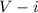 Mathematical equation: $V-i$
