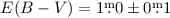 Mathematical equation: $E(B-V)=1\fm0\pm0\fm1$