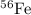 Mathematical equation: $^{56}{\rm Fe}$