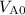 Mathematical equation: $V_{{\rm A} 0}$
