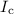 Mathematical equation: $I_\mathrm{c}$