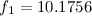 Mathematical equation: $f_1=10.1756$