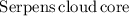 Mathematical equation: ${\rm Serpens \, cloud \, core}$