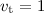 Mathematical equation: $v\rm _t = 1$