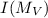 Mathematical equation: $I(M_{V})$
