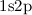 Mathematical equation: $\rm 1s2p$