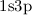 Mathematical equation: $\rm 1s3p$