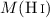 Mathematical equation: $M(\ion{H}{i})$
