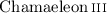 Mathematical equation: $\ion{Chamaeleon}{III}$