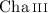 Mathematical equation: $\ion{Cha}{III}$