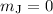 Mathematical equation: $m_{\rm J}=0$